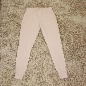 Alphalete womens premium joggers - blush taupe